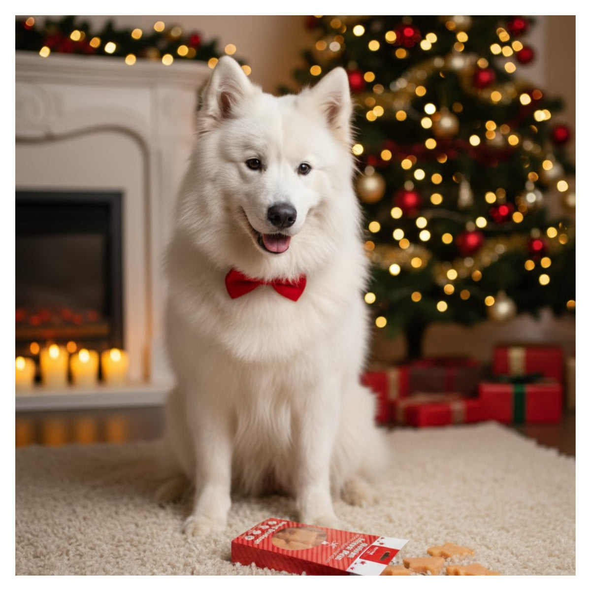 Christmas Dog Treats Pack of 3 Meaty Chicken Duck Festive Puppy Reward Chews