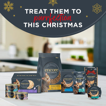 100% Natural Cat Treat Loins – Festive Variety, Grain Free (Tuna, Mackerel & Chicken with Rosemary) Pack of 3 × 30 G