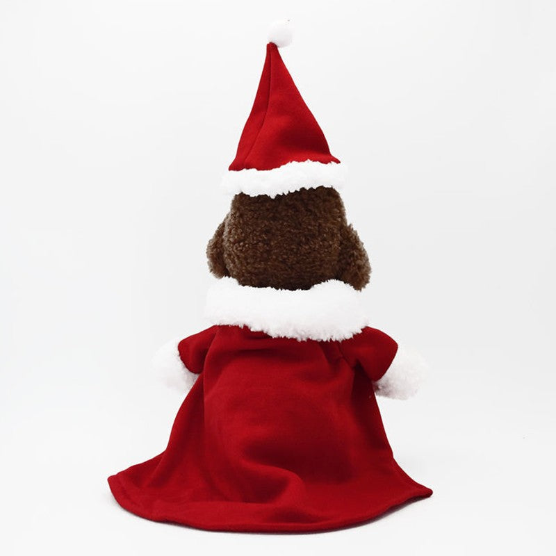 Pet Dog Christmas Clothes Santa Claus Dog Costume Winter Funny Puppy Pet Cosplay
