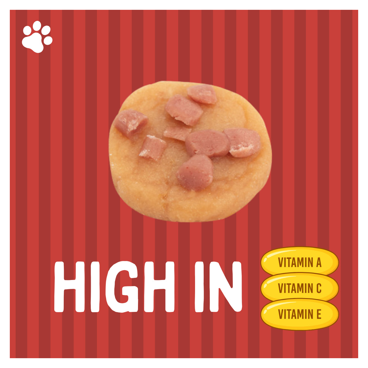 Christmas Dog Treats Pack of 3 Meaty Chicken Duck Festive Puppy Reward Chews