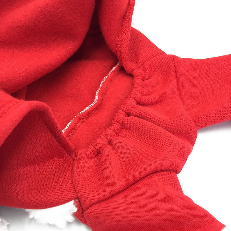 Pet Dog Christmas Clothes Santa Claus Dog Costume Winter Funny Puppy Pet Cosplay