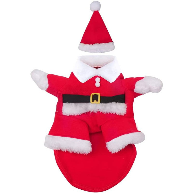 Pet Dog Christmas Clothes Santa Claus Dog Costume Winter Funny Puppy Pet Cosplay