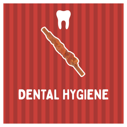 Christmas Dog Treats Pack of Turkey Wrapped Carrot Festive Puppy Dental Chews