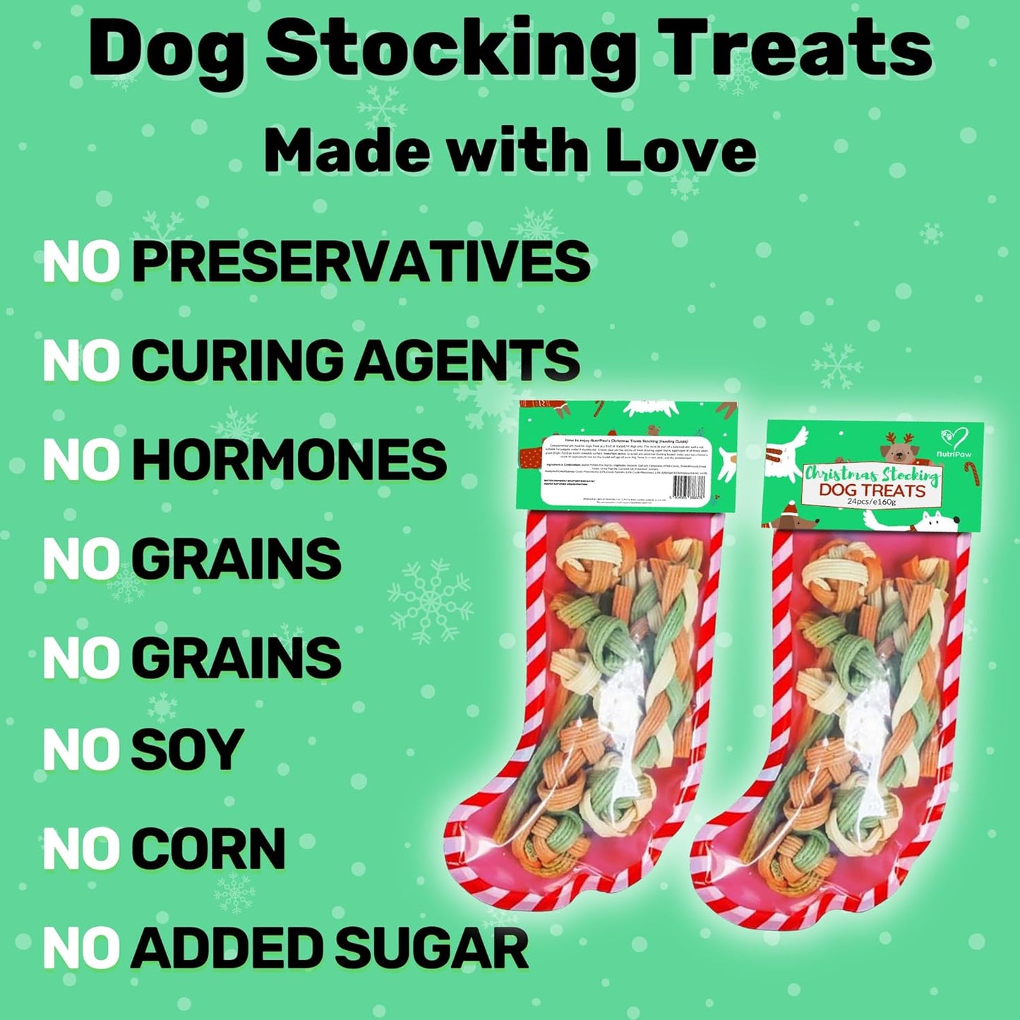 Christmas Dog Gift – Healthy Treats, Festive Gift for Dogs, Limited Edition Christmas Surprise, Natural Ingredients