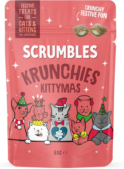 Krunchies Cat Treats Turkey Christmas 60G