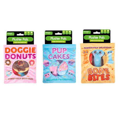 Snack Packet Plush Squeak Crinkle Novelty Toy Puppy Christmas Birthday Present