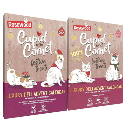 Rosewood Dog & Cat Advent Calendars with Natural Healthy Treats
