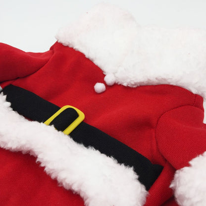 Pet Dog Christmas Clothes Santa Claus Dog Costume Winter Funny Puppy Pet Cosplay