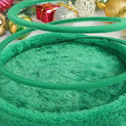 Cat Toys for Indoor Cats, Christmas Interactive Kitten Toys, Plush Spring High Resilience Collapsible Christmas Tree Star Style Pet Toys