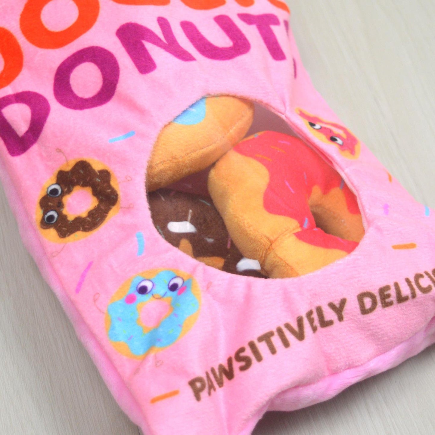 Snack Packet Plush Squeak Crinkle Novelty Toy Puppy Christmas Birthday Present