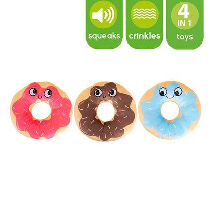 Snack Packet Plush Squeak Crinkle Novelty Toy Puppy Christmas Birthday Present