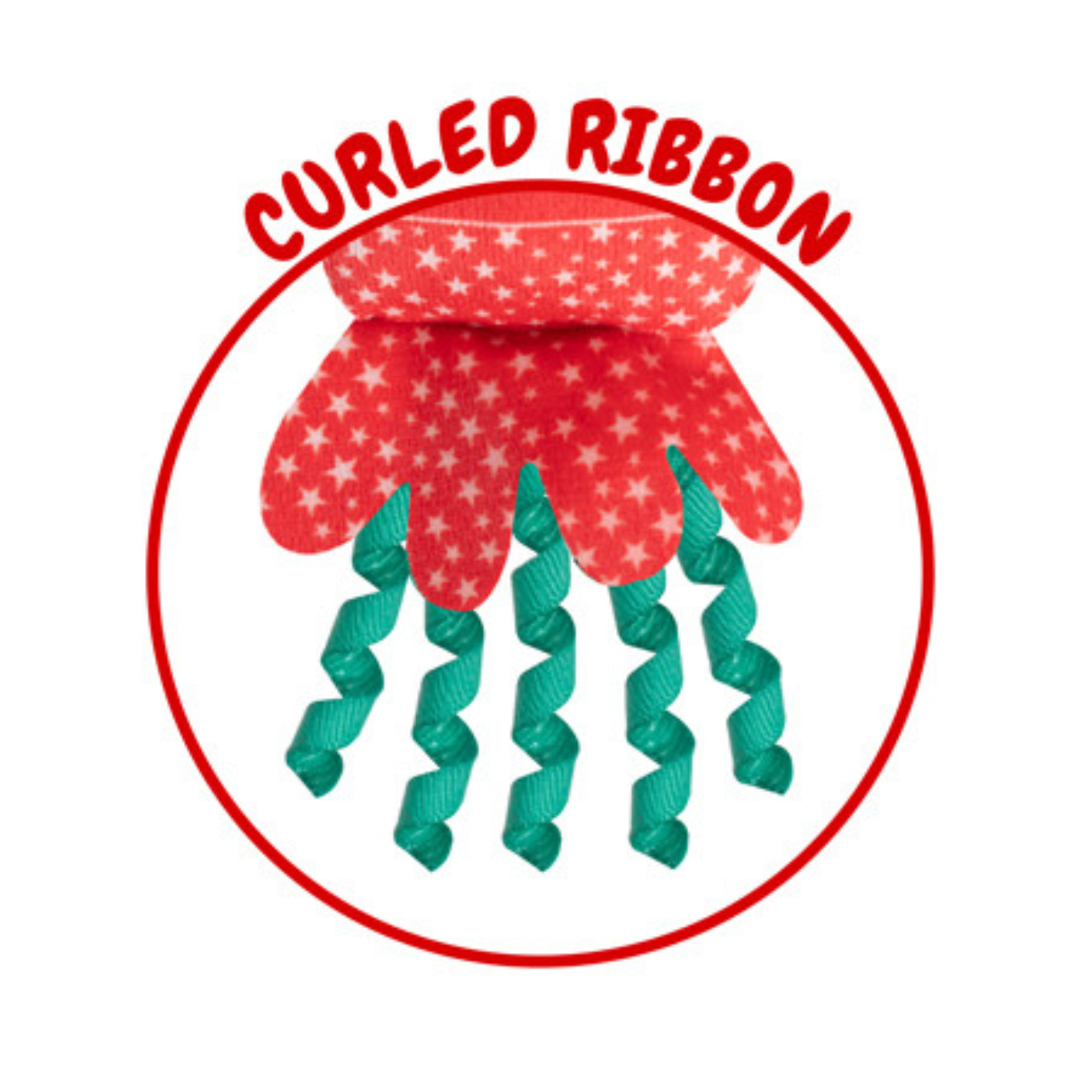 Christmas Cat Toy Set of 3 Plush Crinkle Effect Contains Catnip Interactive